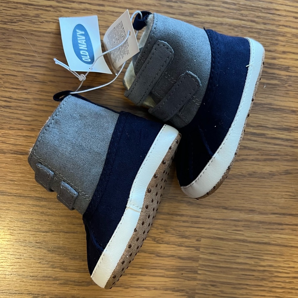 Baby faux snow boots